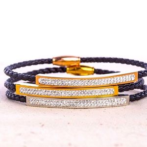 NWT Lesa Michele Women’s Swarovski Bar Bracelet